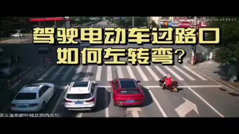 下载视频: 电动车左转弯被撞负全责 | 武义交警支招：驾驶电动车如何左转弯