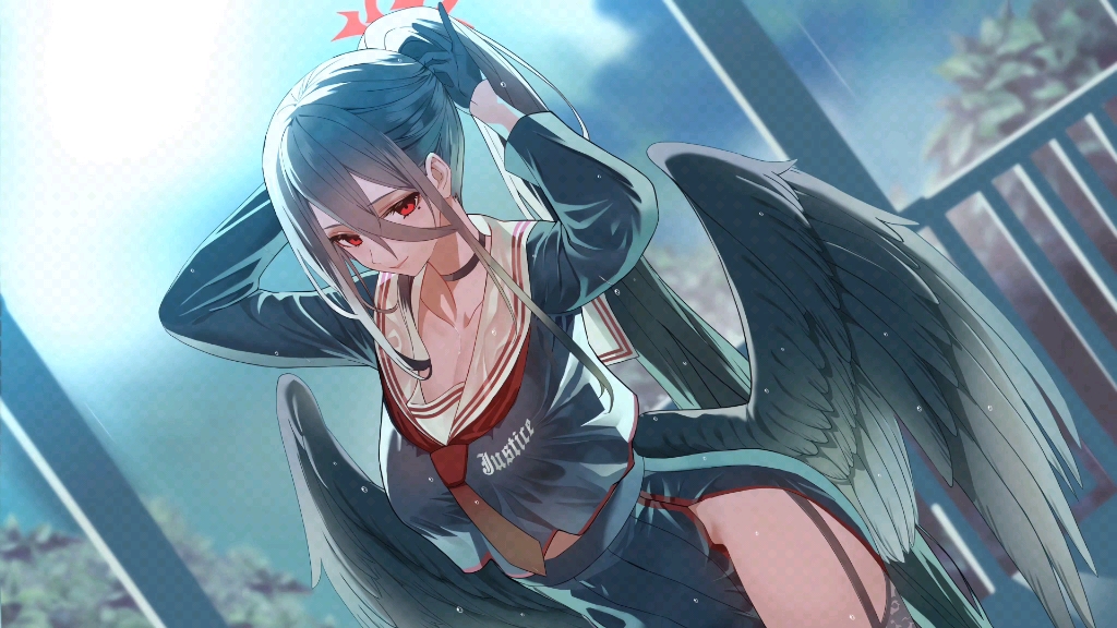 碧蓝档案羽川莲望动漫美女电脑动态壁纸