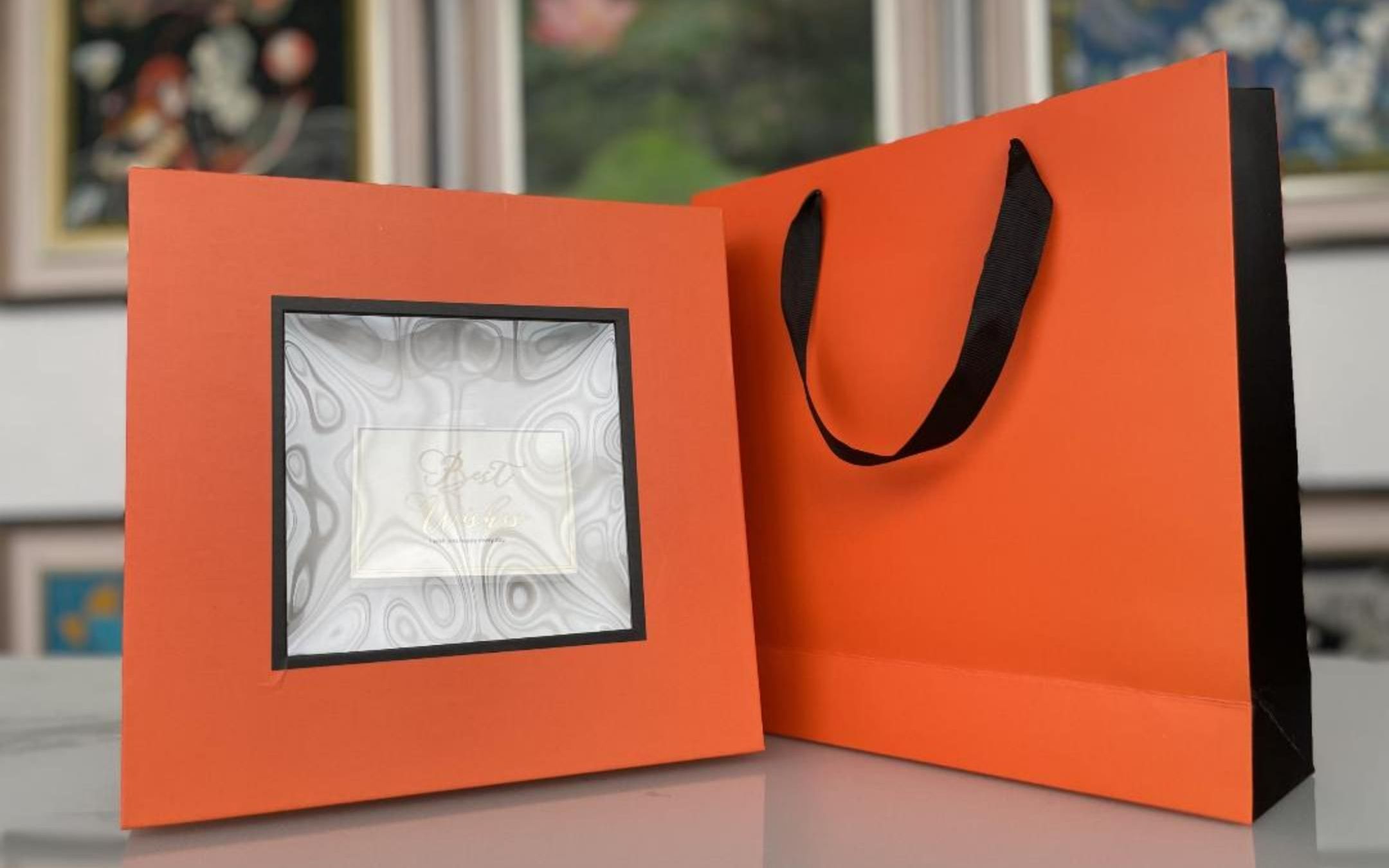 国印丝绸 · 爱马仕橙设计系列礼盒