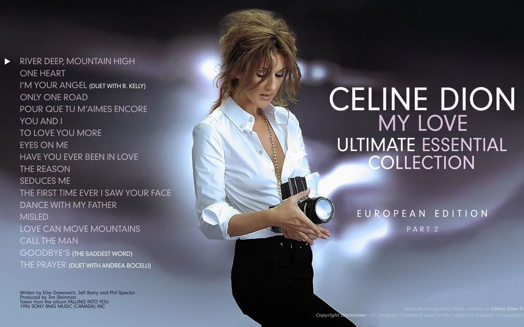 [图]专辑连听 - Celine Dion席琳迪翁 最爱世纪精 My Love Ultimate Essential Collection 第一辑Part2