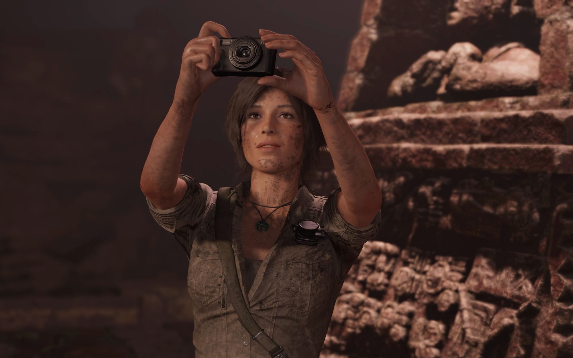 响应号召,宅玩劳拉^-^古墓丽影暗影高特效光追