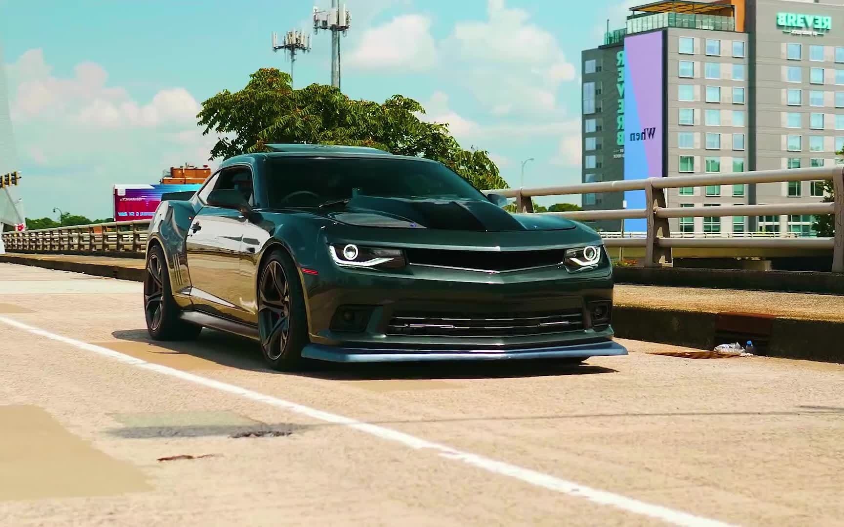 平民跑车来袭 科迈罗ss 改装版登场,外观极具攻击性!