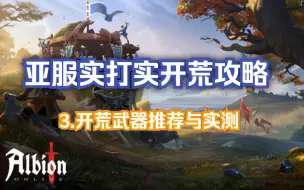 Download Video: 亚服实打实开荒攻略（三）亚服开荒武器推荐第一篇——阿尔比恩Albion online