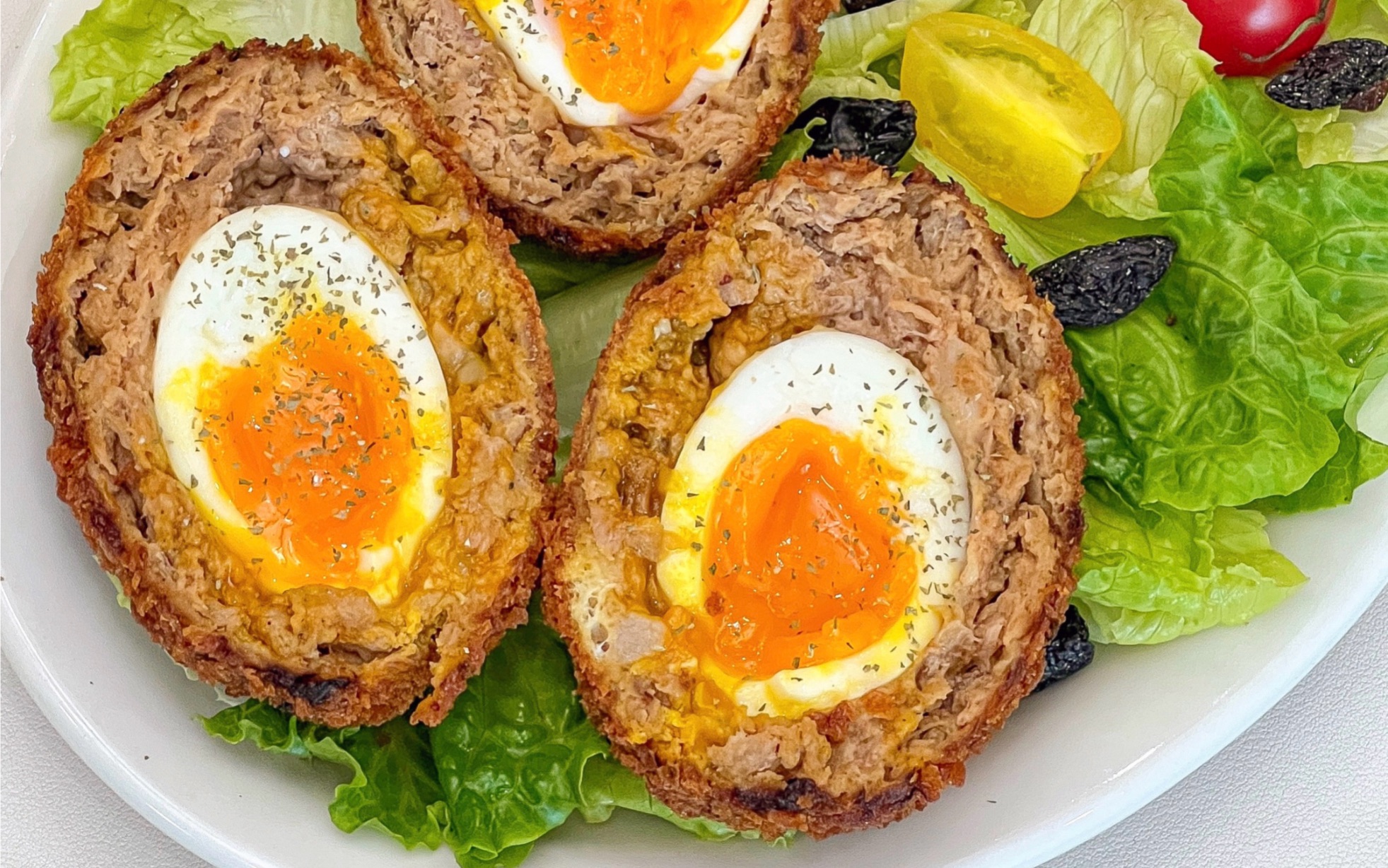 苏格兰炸蛋!外壳酥脆内里流心