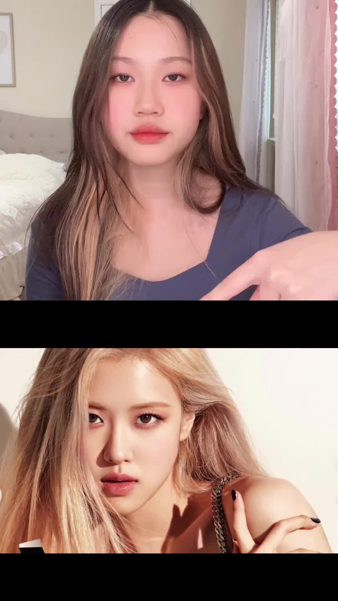 rose小姐姐像吗融脸变身挑战rose抖音小助手