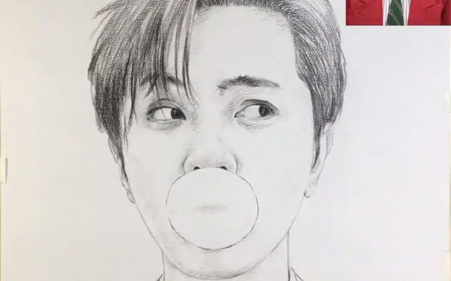 罗志祥素描调皮罗志祥