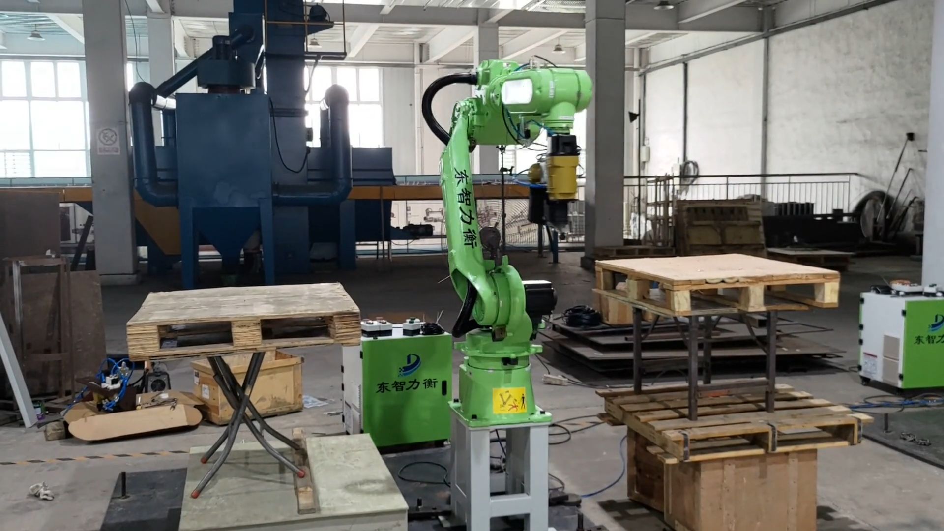 胶合板托盘自动打钉机,打钉机器人,打钉机械手