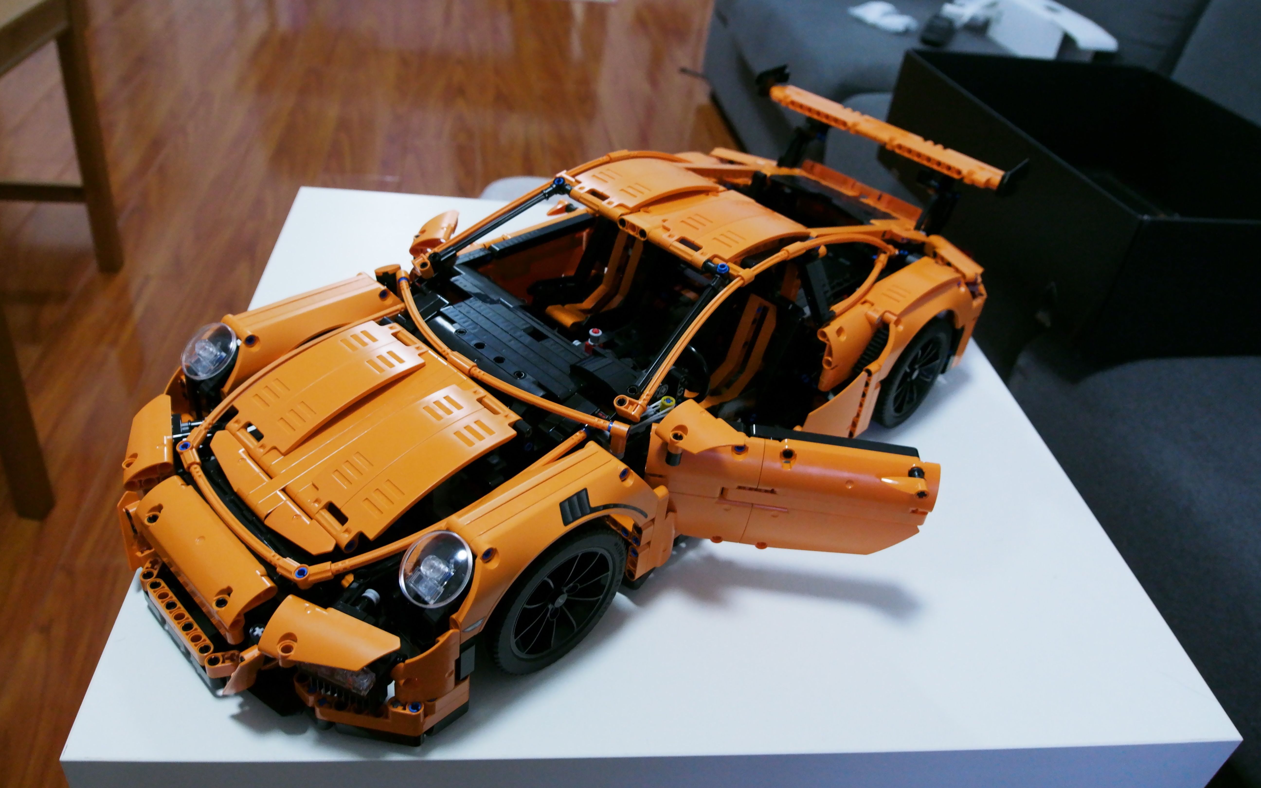 乐高 42056 保时捷 911 外壳部分拼装过程