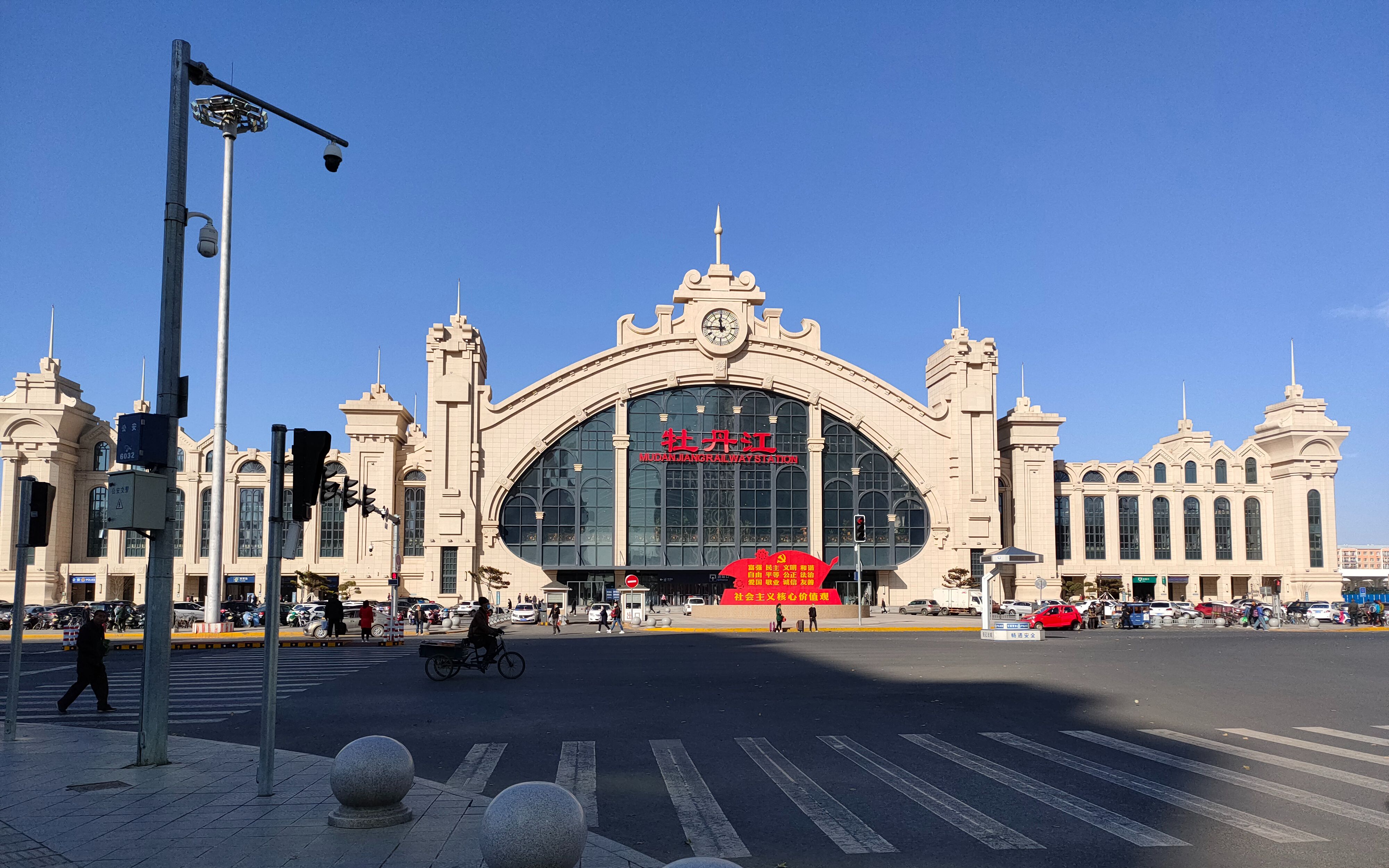 缩时录像t17次列车哈尔滨至牡丹江滨绥线运转录像