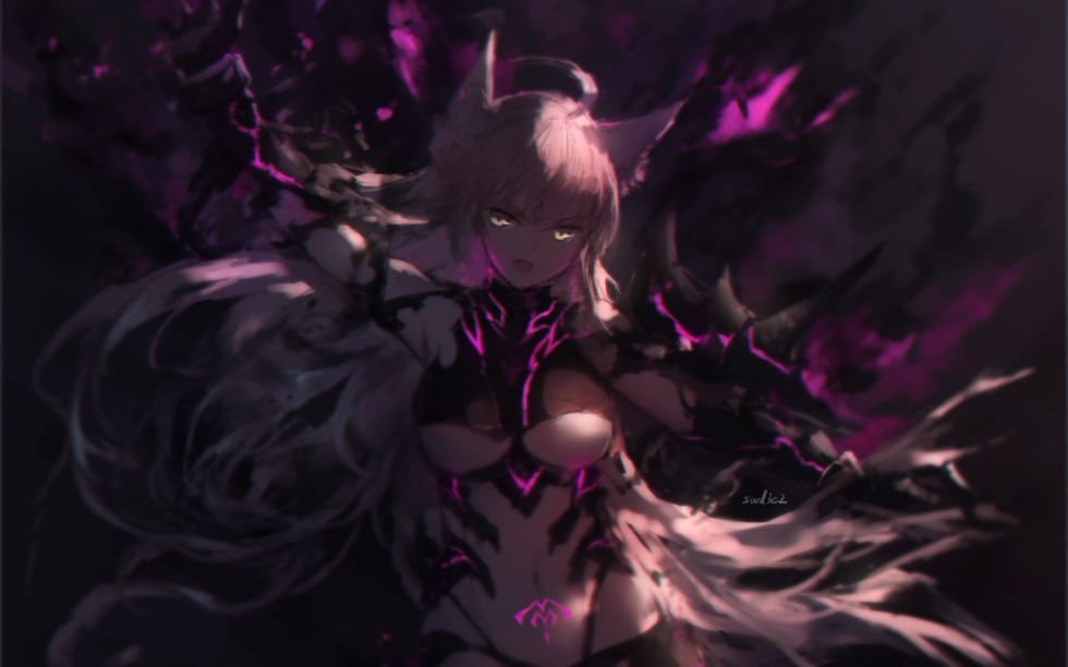 fgo她的狩猎从未失手这次也绝不例外阿塔兰忒alter无令咒伪单挑泳装四