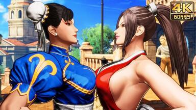 SNK CAPCOM 饿狼传说街头霸王】春丽vs 不知火舞，历代特殊开场动画集