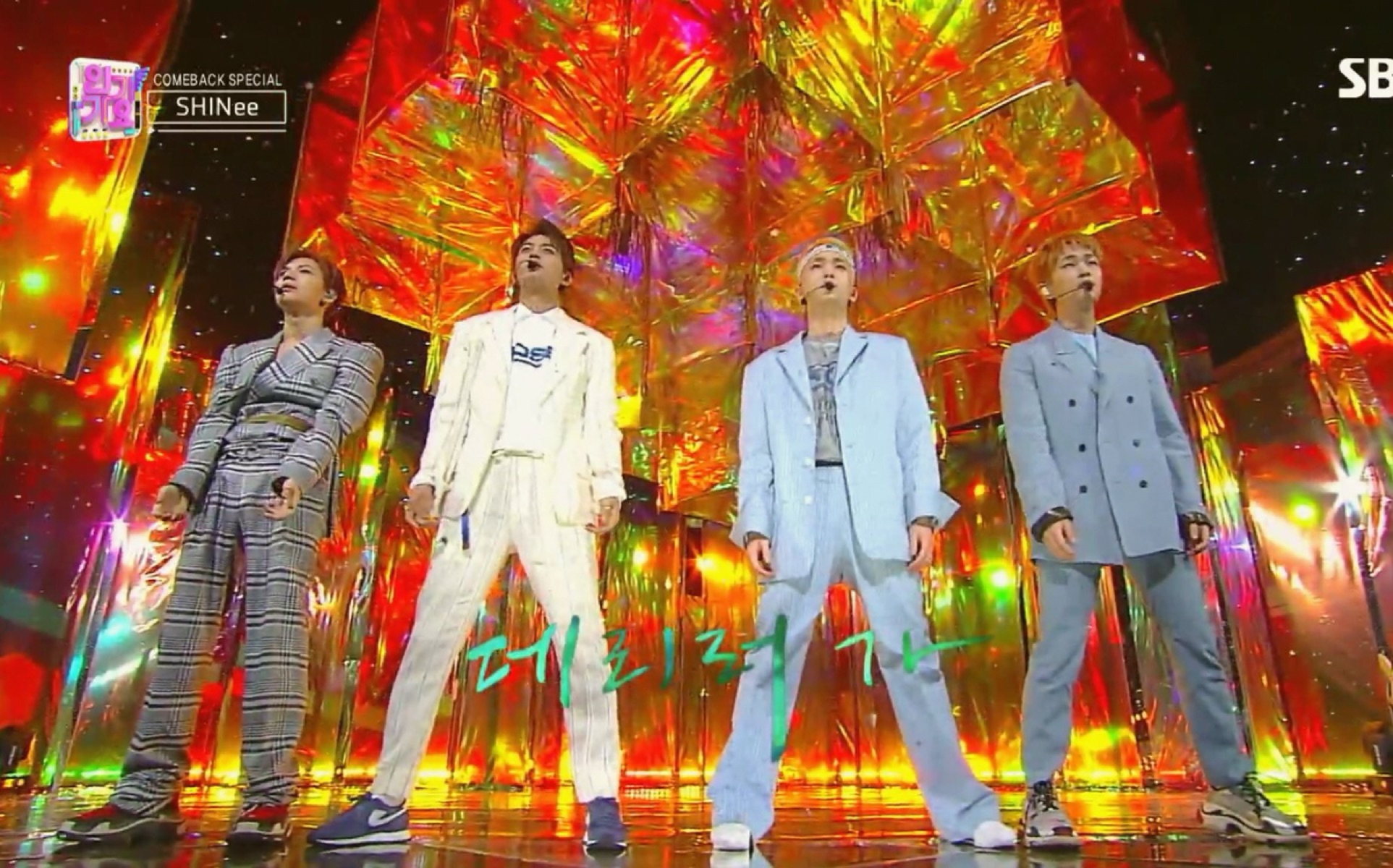 shinee180603goodevening人歌回归舞台高清