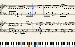 Download Video: 【钢琴/乐谱付】Cutlery(カトラリー) - 有機酸-ewe - Piano arrangement【NickelDalm】