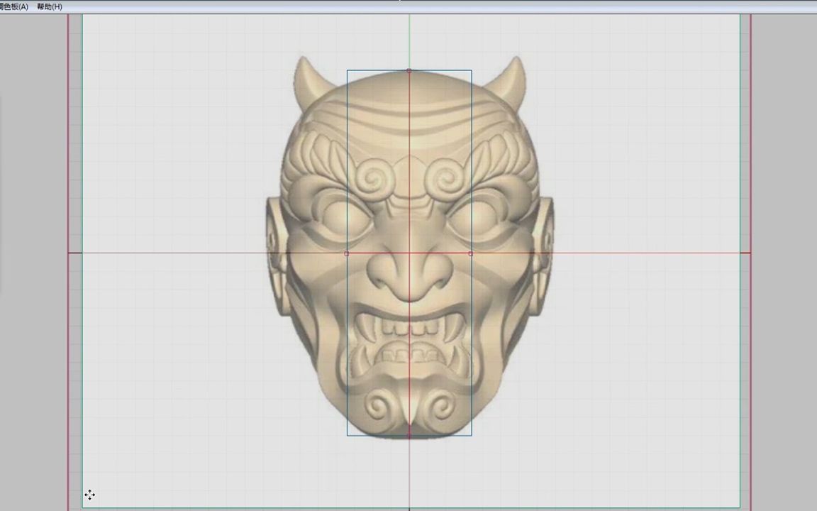 中文版freeform电脑雕刻笔教程-面具设计一