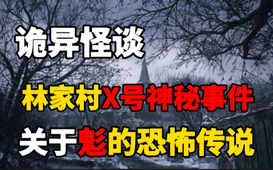 【诡异事件】林家村X号神秘事件,关于鬽的恐怖传说!哔哩哔哩bilibili