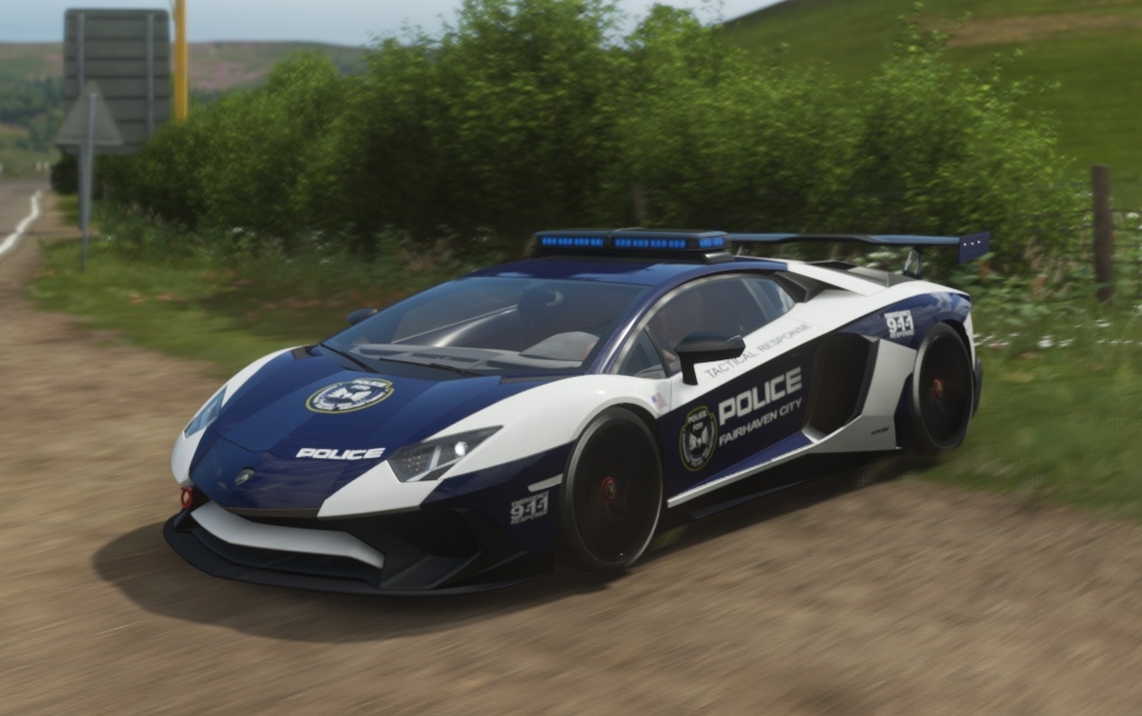 地平线4调校【兰博基尼lp750-4sv】s2警车版调校