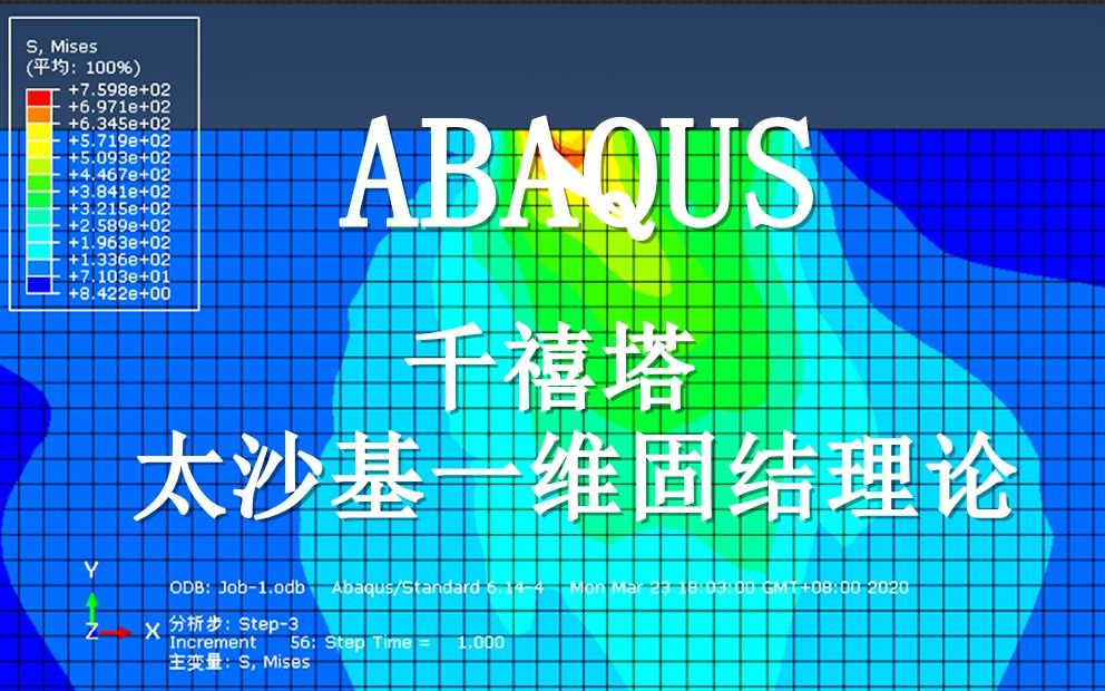 【FEA】ABAQUS千禧塔太沙基一维固结理论分析教程哔哩哔哩bilibili