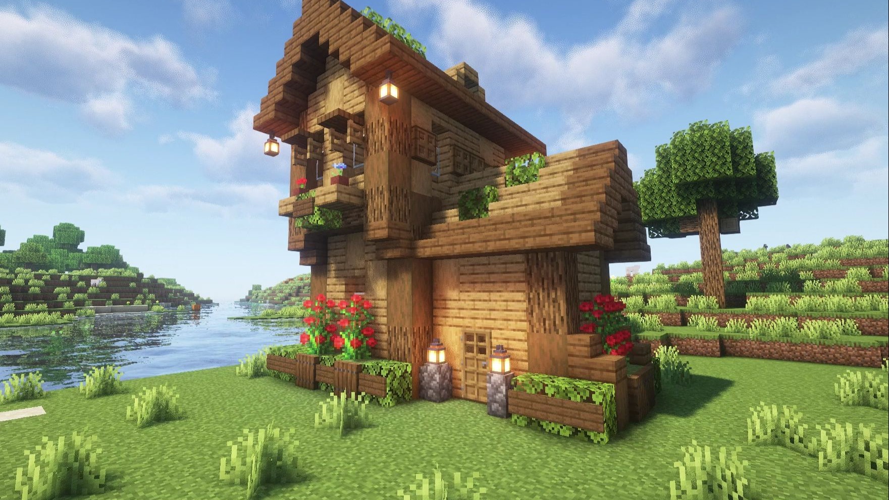 我的世界欧式小屋建筑保姆教程