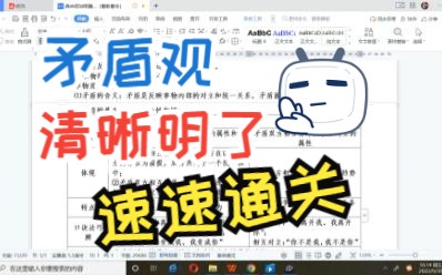 哲学与文化 矛盾观 知识讲解01哔哩哔哩bilibili