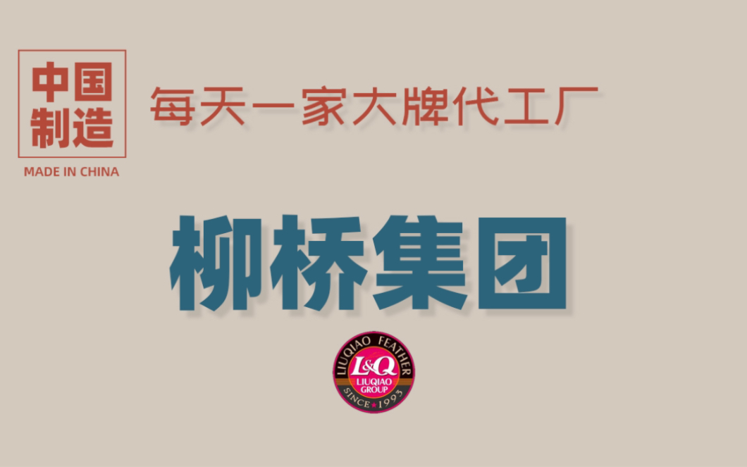 亚洲羽绒大王,波司登、优衣库、北面、耐克、阿迪达斯羽绒供应商柳桥集团哔哩哔哩bilibili