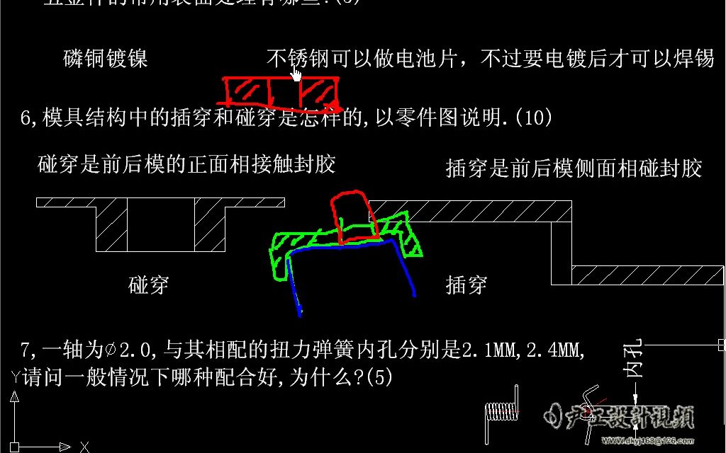 塑料产品结构设计19.开发部结构设计考题解答哔哩哔哩bilibili