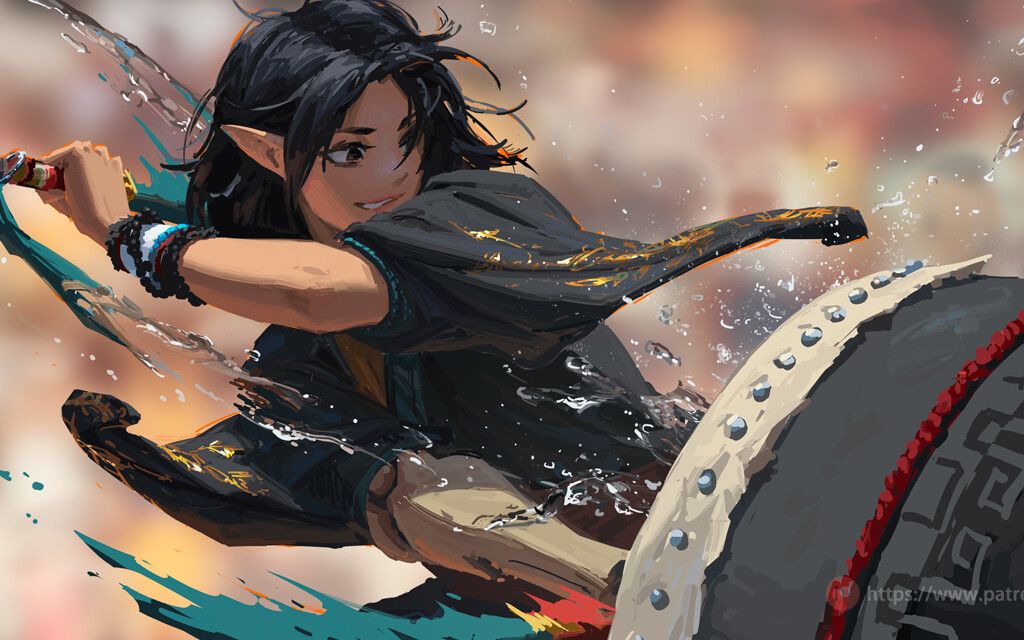 k大作品《锦鲤舞鲤》