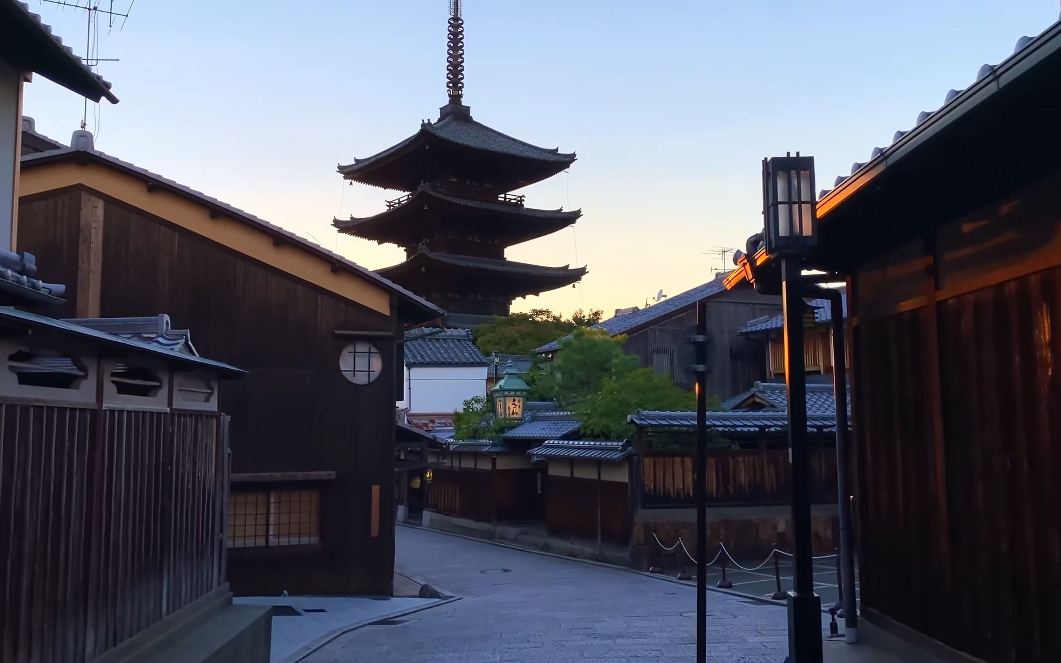 京都清水寺的黄昏 美的让人难以忘怀哔哩哔哩bilibili