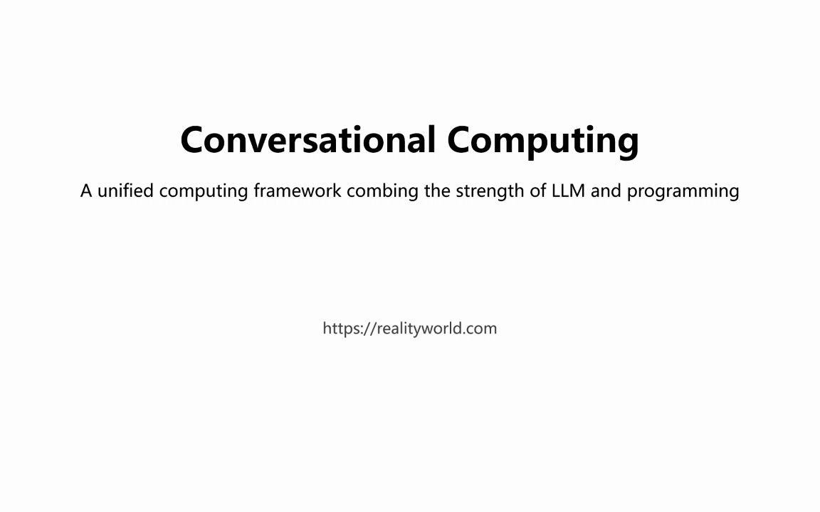 conversational computing