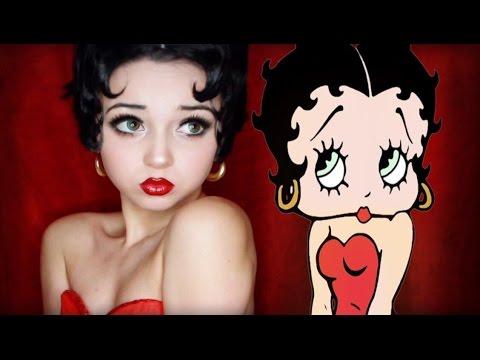 [图]Betty Boop Makeup Transformation Tutorial