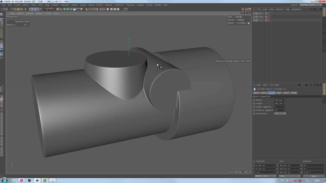 C4D管道焊接建模技巧教程 Hard Surface Mod