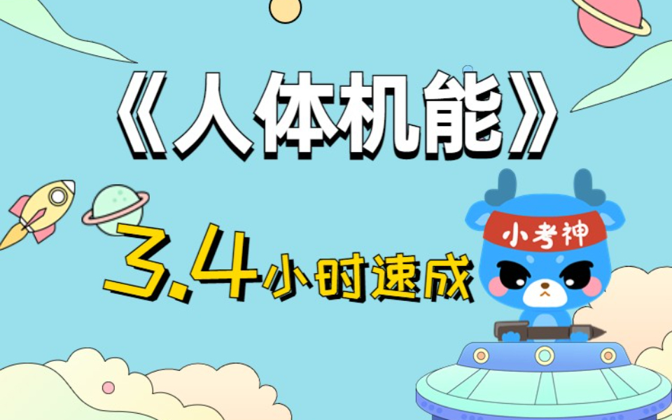 【人体机能学】3.4小时不挂科速成课【人体机能】哔哩哔哩bilibili