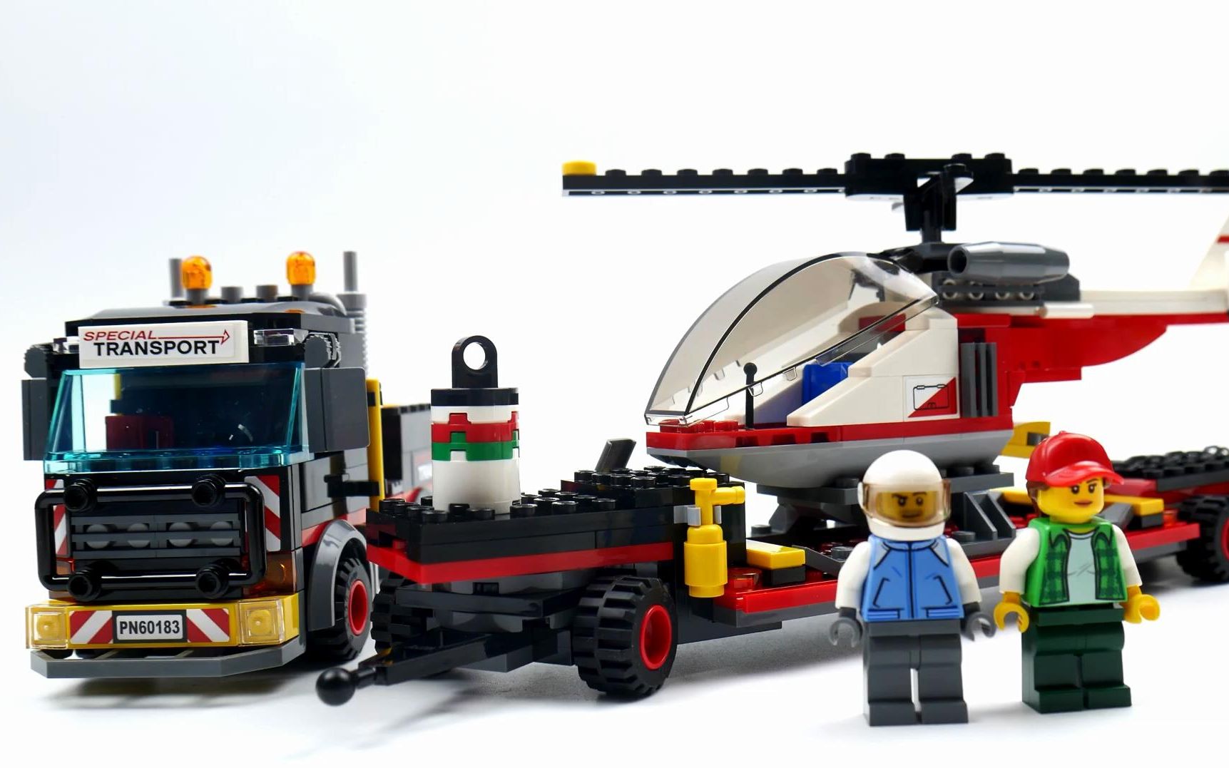 速拼乐高城市系列60183 重型直升机运输车