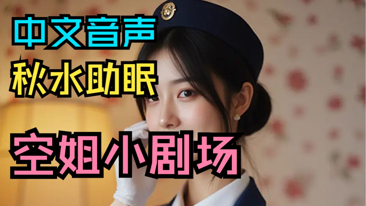 【中文音声】秋水助眠 空姐小剧场