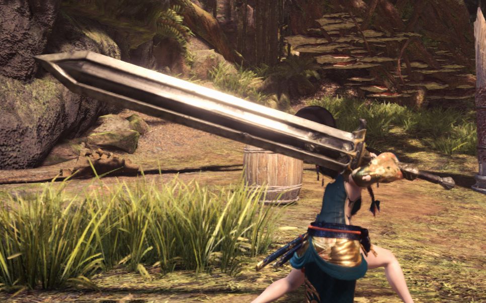 【怪物猎人mod】自制 黑魂3 教堂骑士特大剑mod