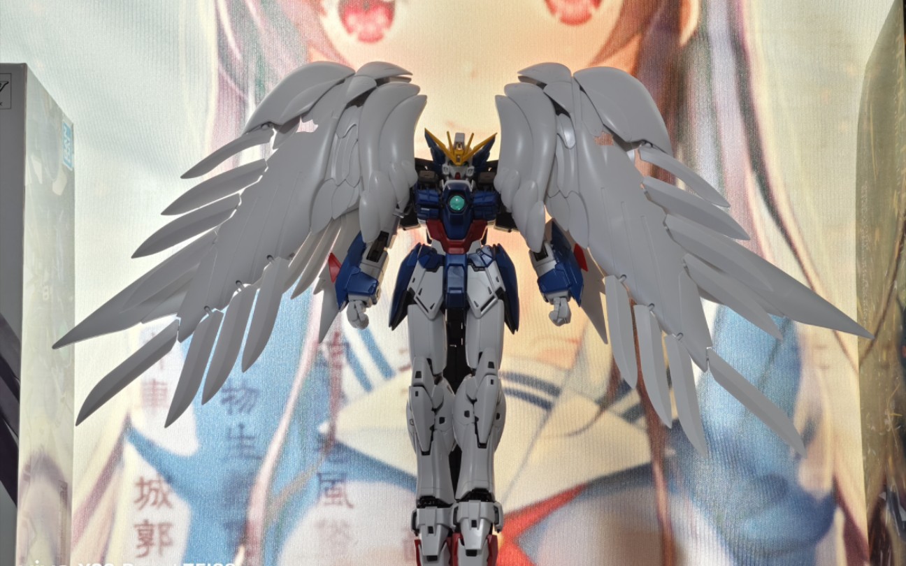 万代 飞翼零式ew 掉毛天使 ka版 素组