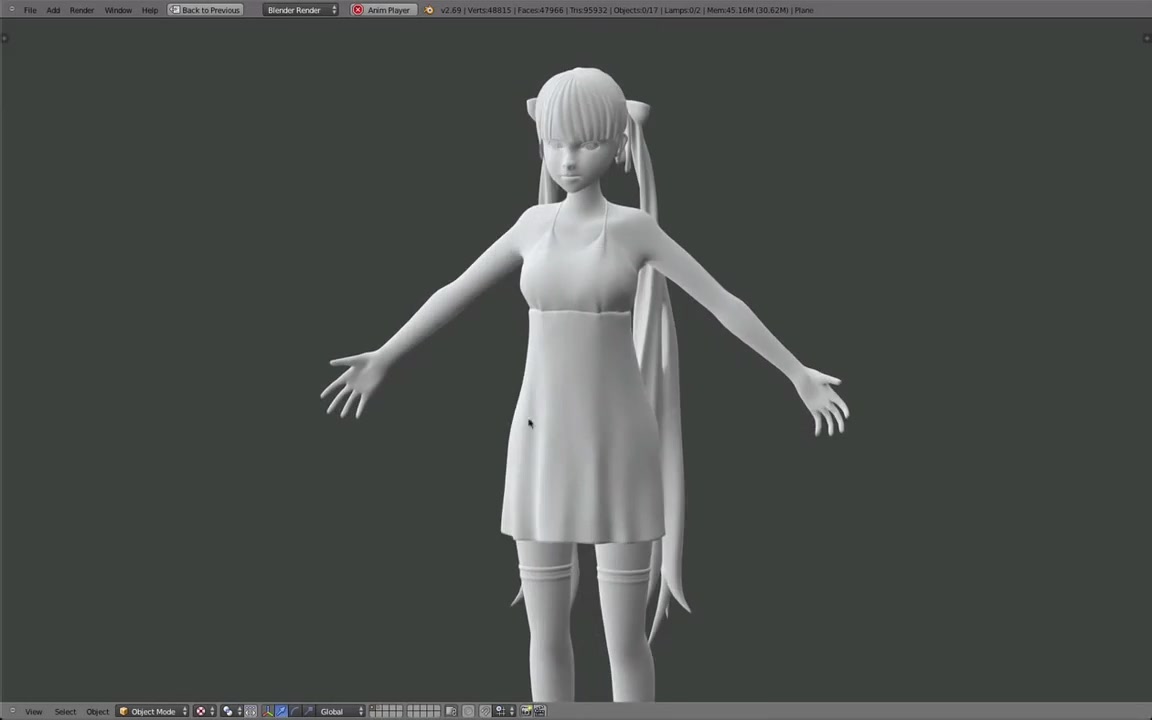blender动漫女孩建模全过程点线面,作者:daniel kreuter,机翻双语字幕