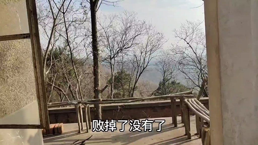 马鞍山市东郊紧邻濮塘风景区,适合步行观景,山顶有废弃老建筑物哔哩哔哩bilibili