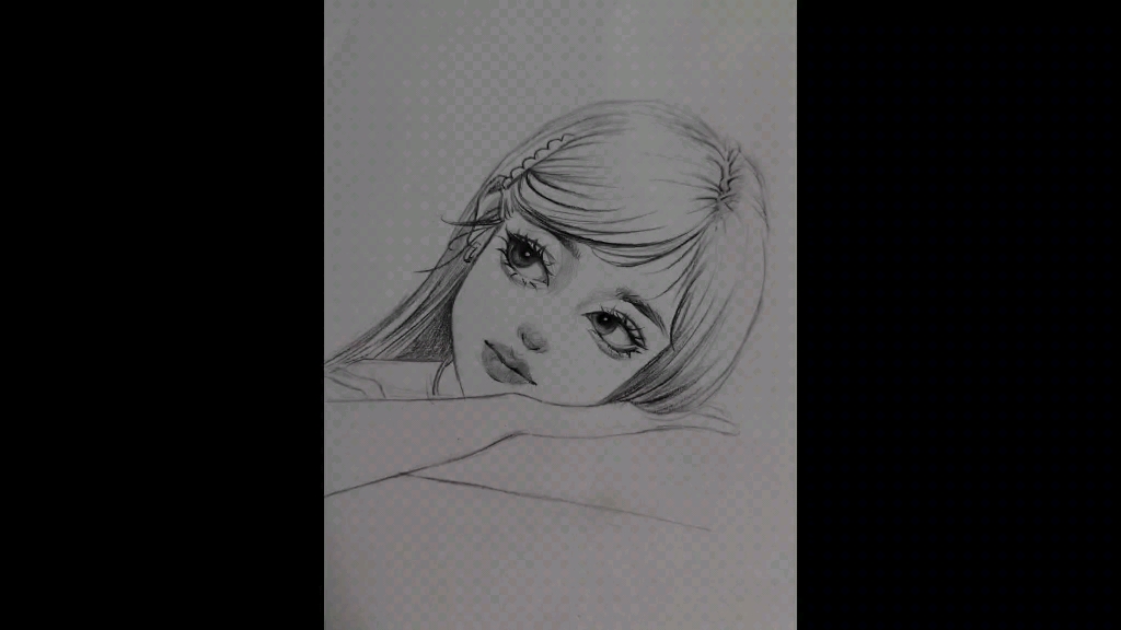 零基础学画画～趴在桌子上的女孩,画画全过程详细版 手绘教程