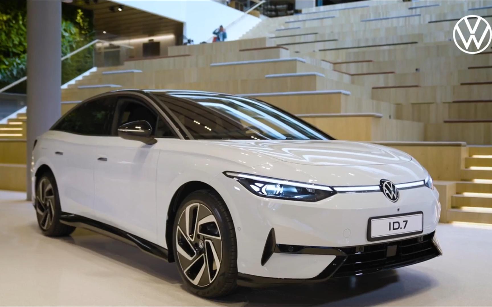 大众 volkswagen id.7 国外官方讲解视频