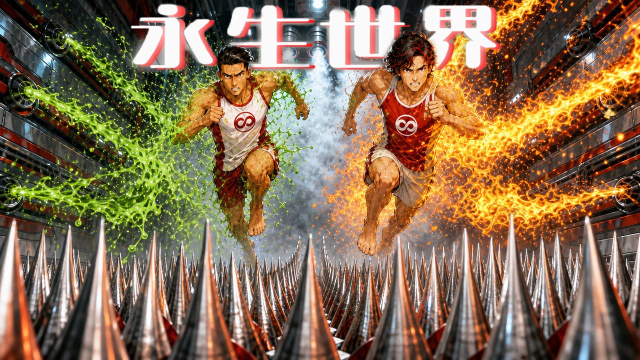 【永生世界04】刀山火海大闯关！当上刀山下火海成为现实【AI全民制作人】