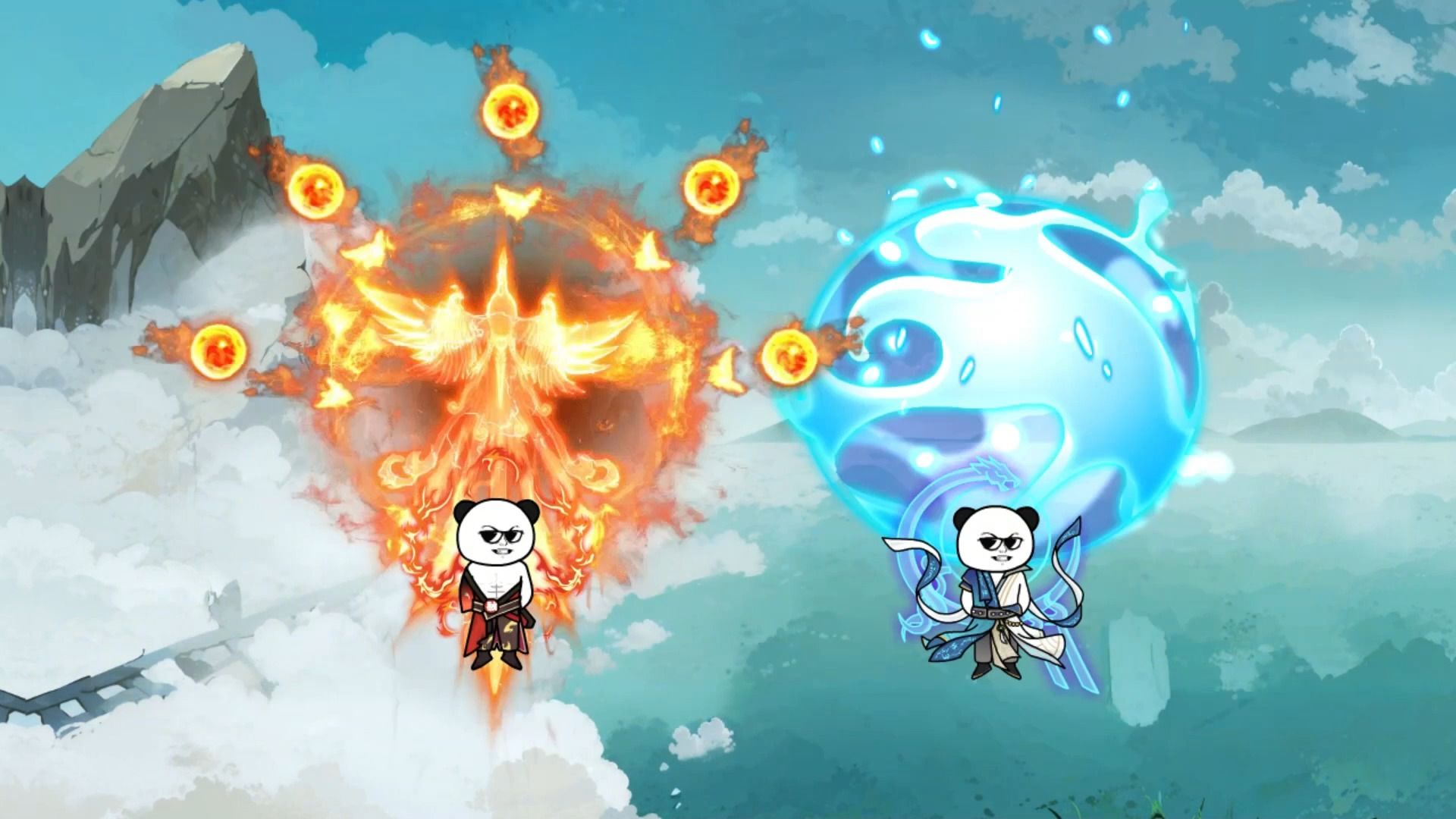 不周山恢复,祝融共工证道.