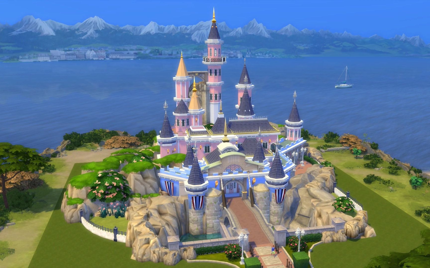 sim4 模拟人生4 速建 搬运 迪士尼城堡