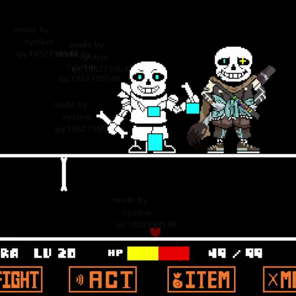 EVERY AU SANS IN ONE BATTLE  Ultimate Ink Sans Fight [Phase 1] 