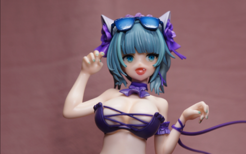 [豆包涂装]碧蓝航线柴郡涂装制作过程