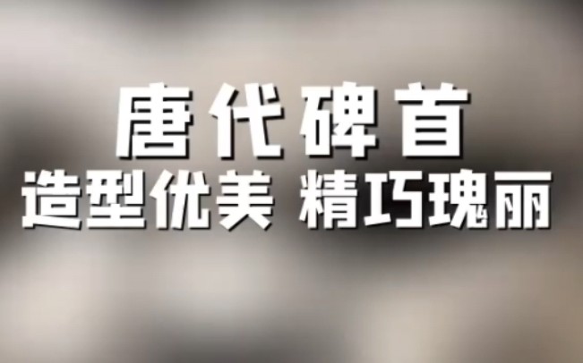 唐代碑首 西安碑林博物馆藏这是一方巨碑的碑首,刻工精细、舒展流畅、造型优美、精巧瑰丽,呈现出唐代石刻造像,雄伟壮观的艺术气魄.哔哩哔哩bilibili