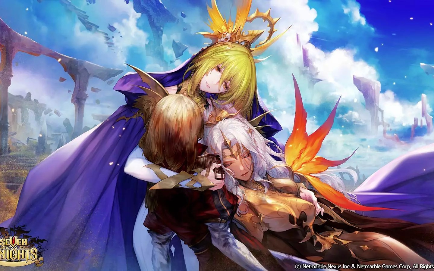 韩服七骑士全二觉人物进阶技能展示(6星,一觉,二觉)含2款33000时装