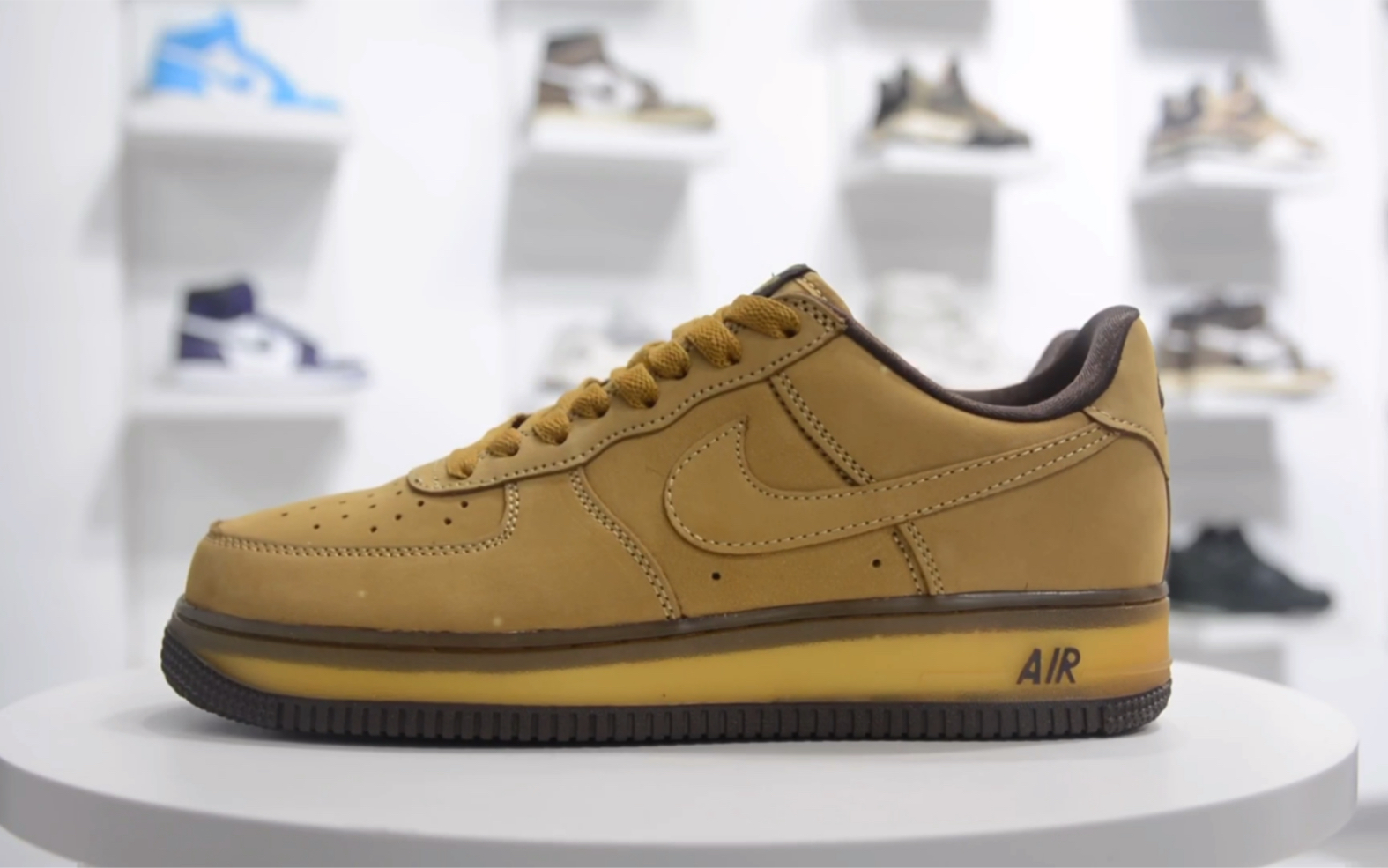 耐克摩卡小麦 nike air force 1 low wheat mocha 空军一号低帮板鞋