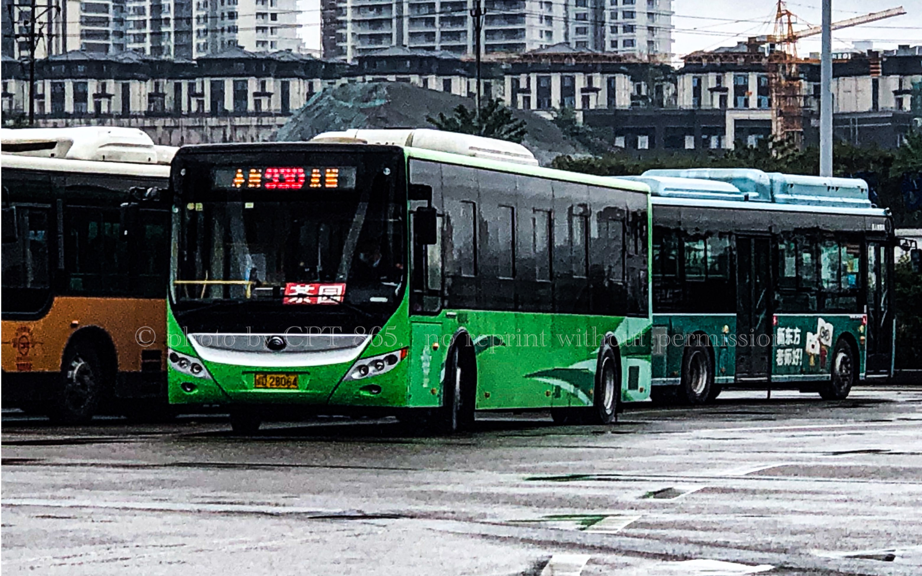 pov522重庆东城公交930路木洞江南枢纽前方展望