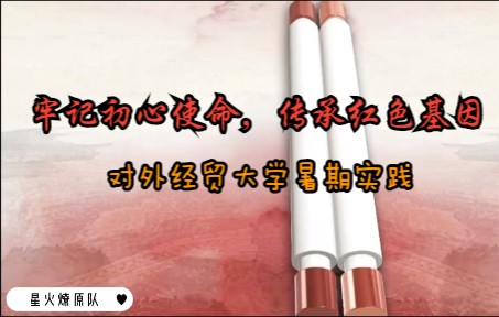 [图]牢记初心使命，传承红色基因 星火燎原队（张辰蔓）