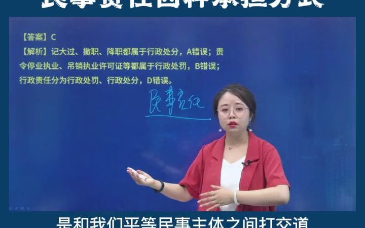 翰轩学社cf19593一建备考第十章需要记什么苏苏老师告诉你民事责任